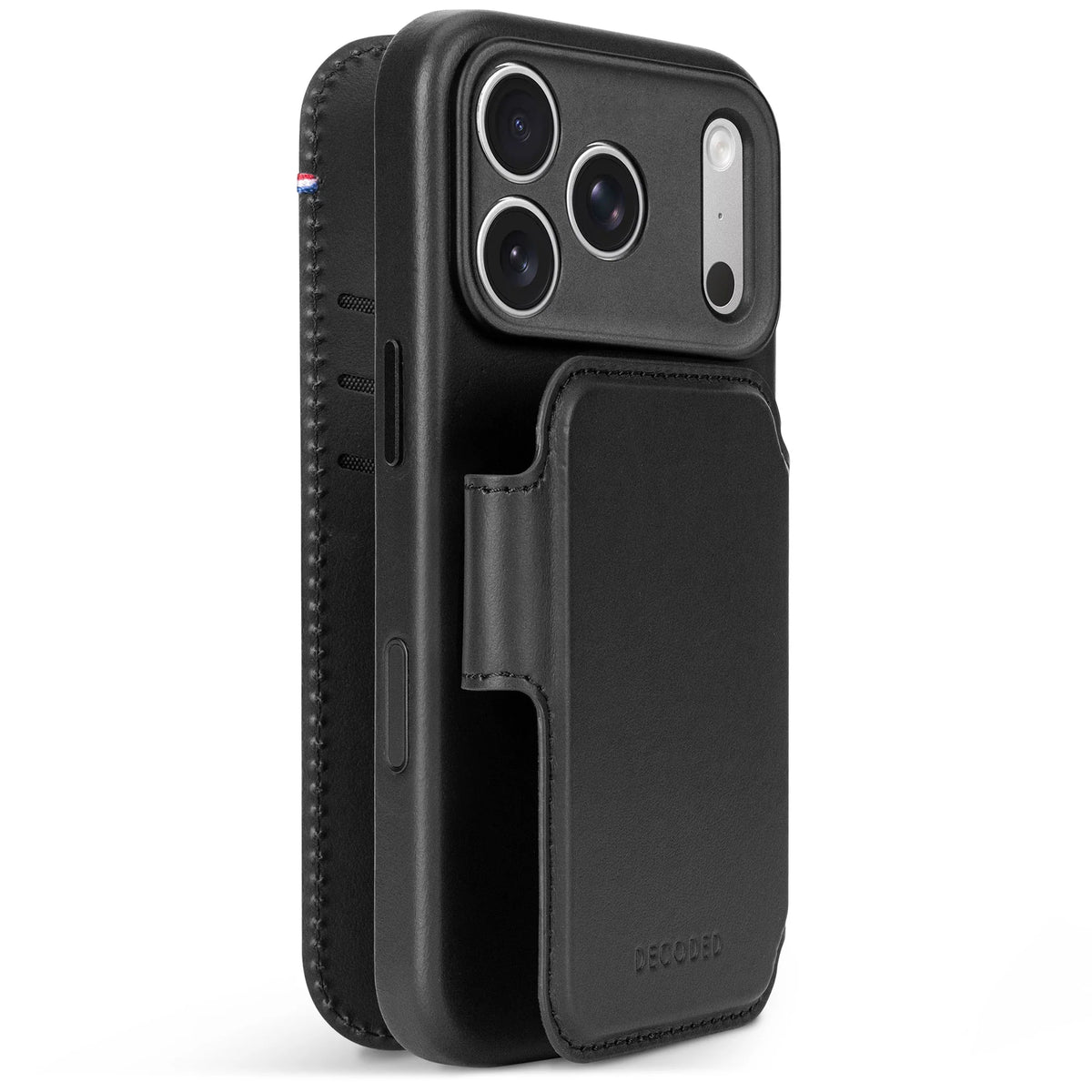 DECODED Leather Detachable Wallet Case iPhone 18 Pro / 18 Pro Max