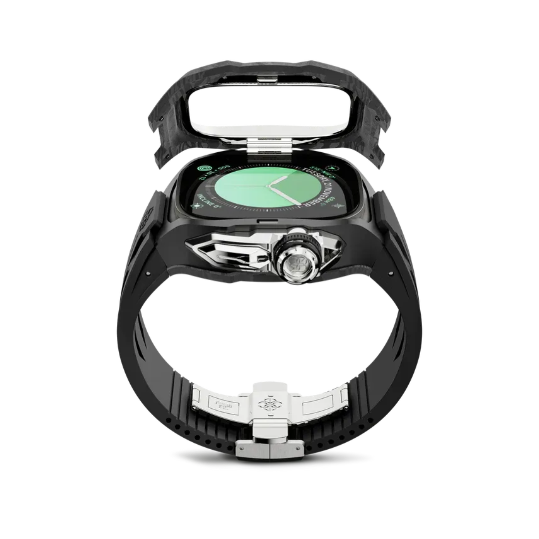 Golden Concept Apple Watch Case (49mm) - RSCIII49 - Silver Carbon