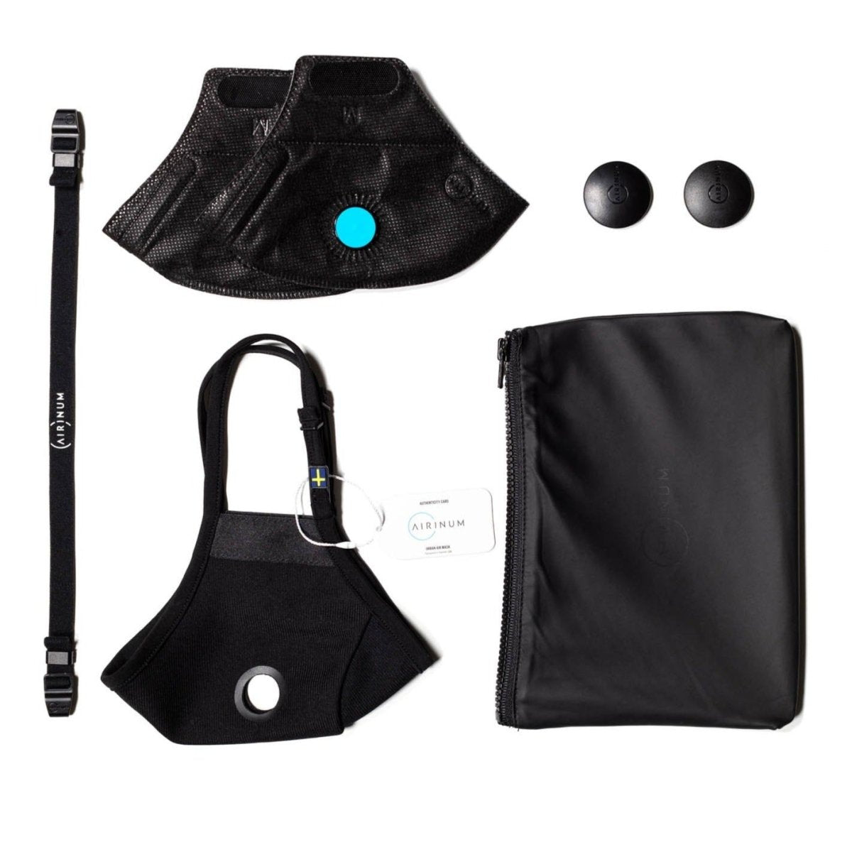 Airinum Urban Air Mask 2.0 (Black) - Ante ShopAirinumMaskAIR - UM - 111 - BK - XS