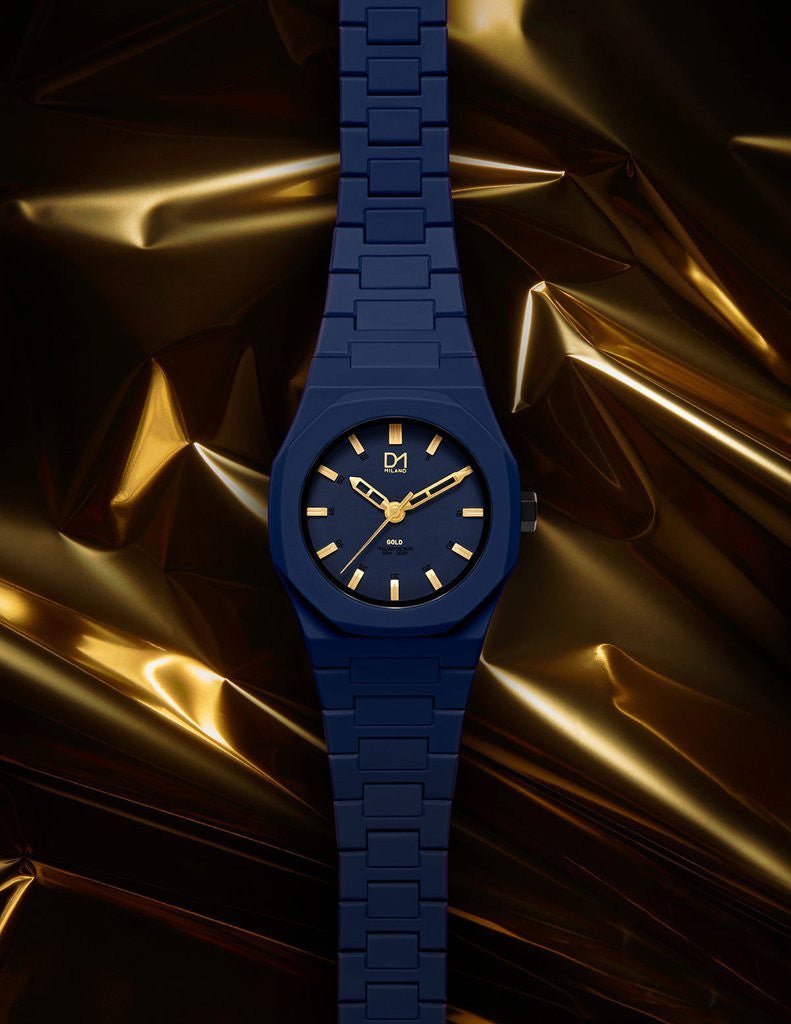 D1 Monochrome Gold 40mm Blue - Ante ShopD1 MilanoWatches00011646D1 - WA - MO04G - BLU