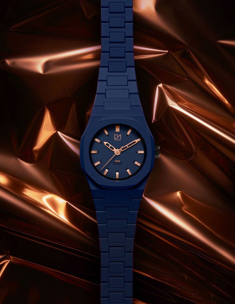 D1 Monochrome Rose 40mm Blue - Ante ShopD1 MilanoWatches00011642D1 - WA - MO04R - BLU