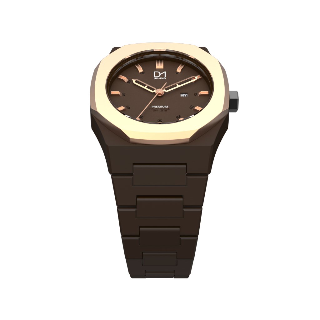 D1 Premium 36mm Chocolate Rose Gold - Ante ShopD1 MilanoWatches00011637D1 - WA - PR01L - RG