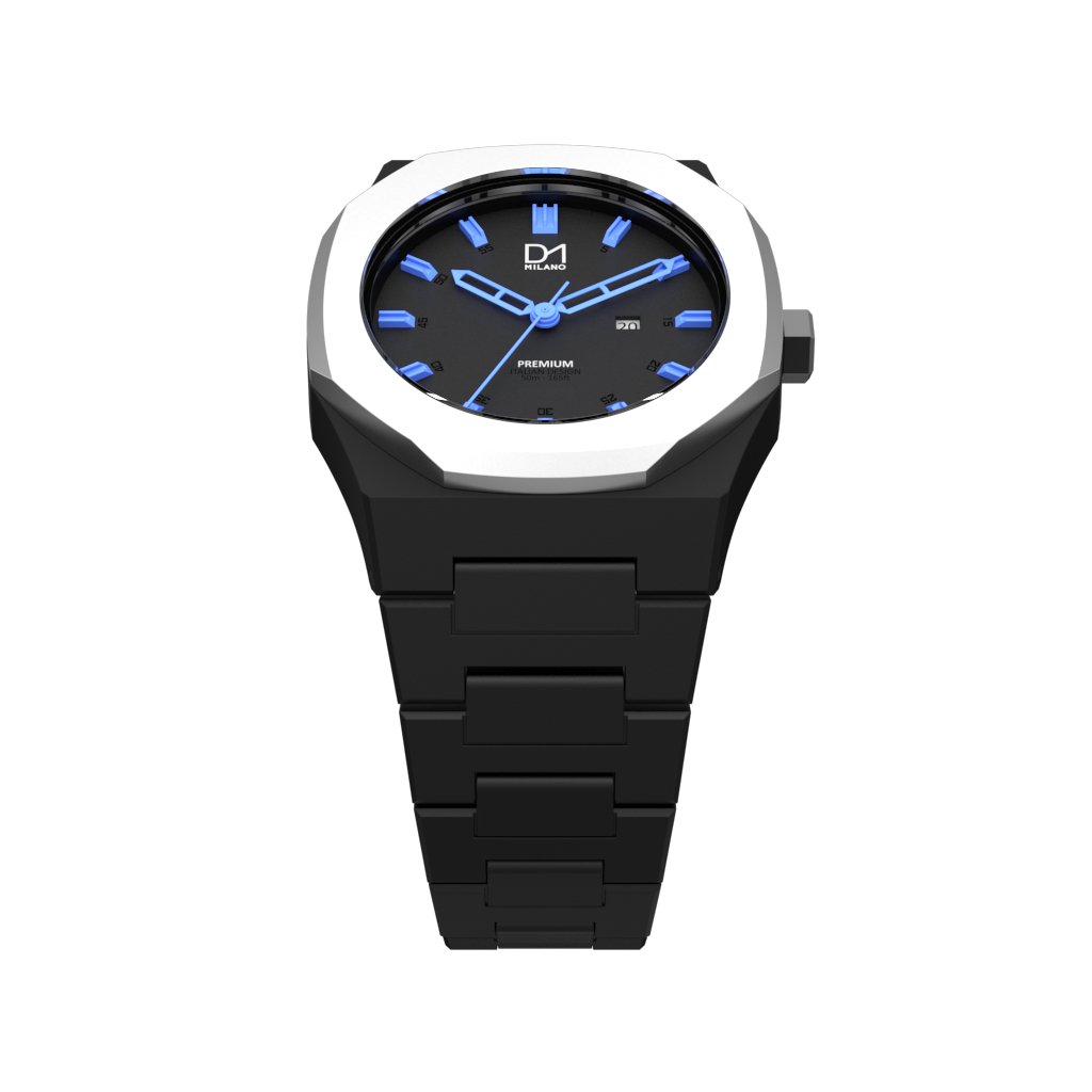 D1 Premium 40mm Black Blue - Ante ShopD1 MilanoWatches00011627D1 - WA - PR03 - BLU