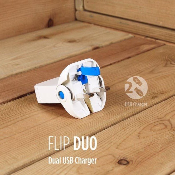 Flip Duo - Ante ShopOneAdaptrWall Chargers836528003786PA - FPP - 2WH