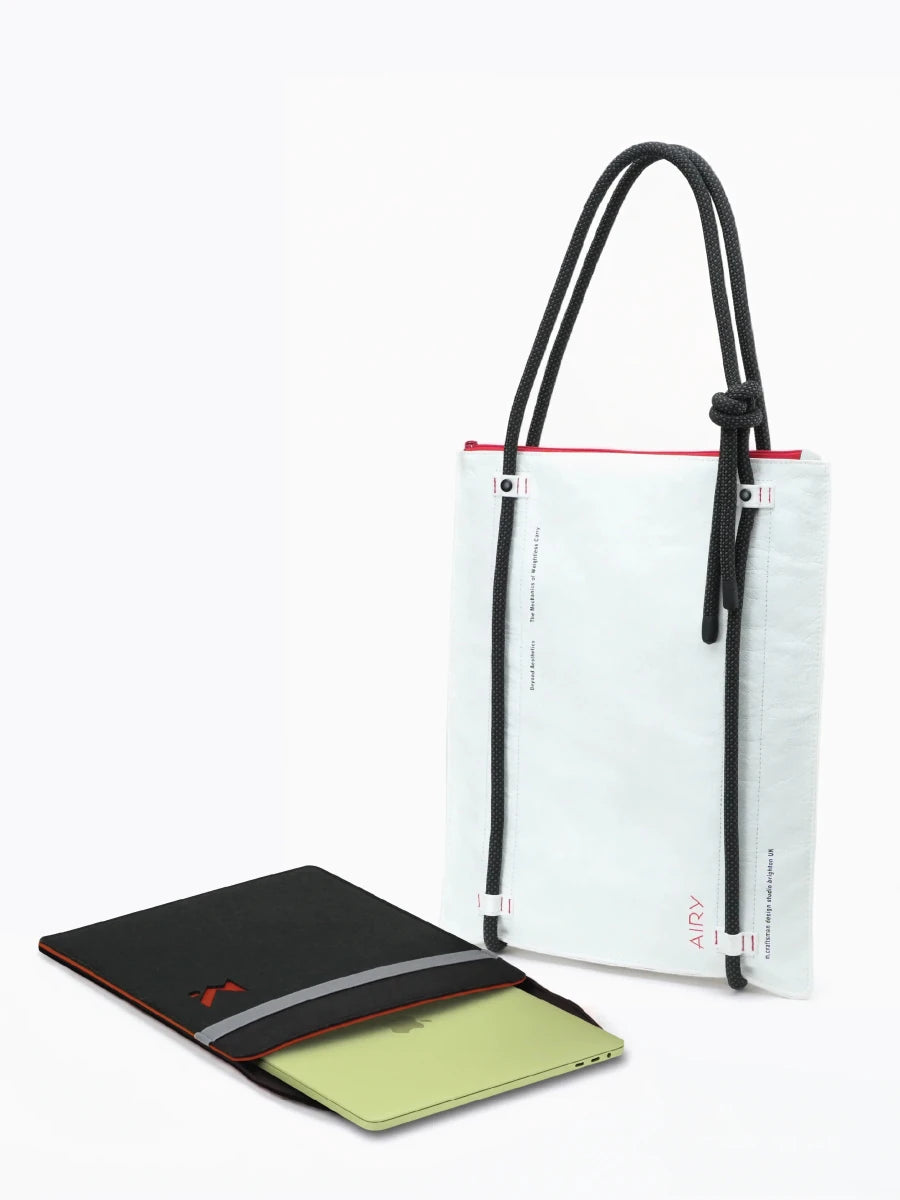 M. Craftsman Airy Sleeves & Tote Set for Macbook - Ante ShopM.CraftsmanBag4897080298566MCR-AIRY-SET-WHT