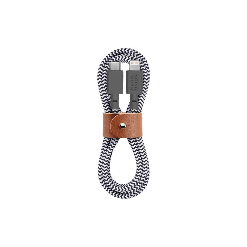 Native Union Belt Cable ( USB C to Lightning ) - Ante ShopNative UnionCables846654029772BELT - KV - CL - ZEB - 2