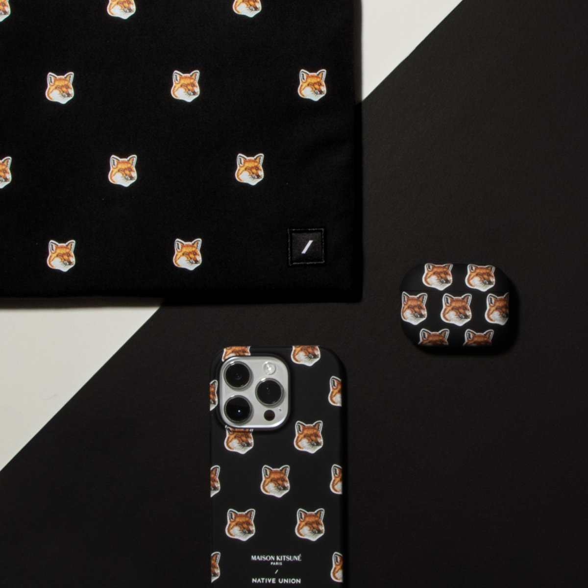 Native Union x Maison Kitsune All Over Fox Head Sleeve for Macbook 13"/14" - Ante ShopNATIVE UNIONTech - cessories846654073812STOWLTMBSAOF14