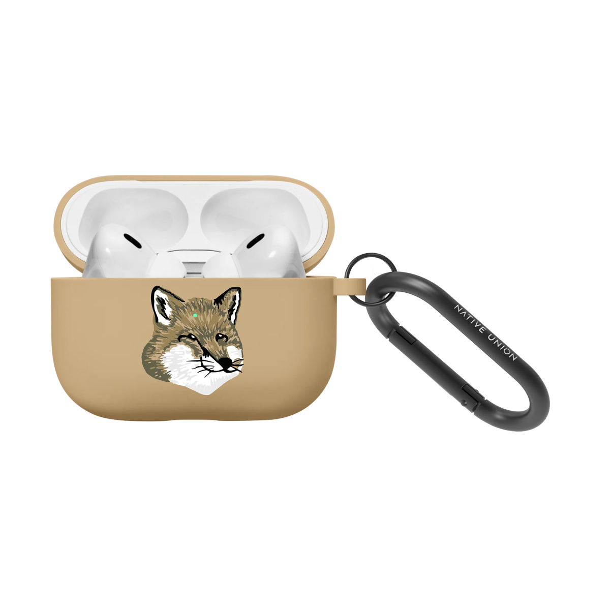 Native Union x Maison Kitsune Monochrome Fox Head Case for Airpods Pro (2nd Gen) - Ante ShopNATIVE UNIONAirpod Case846654070910APPRO - FX - BEIGE - V2
