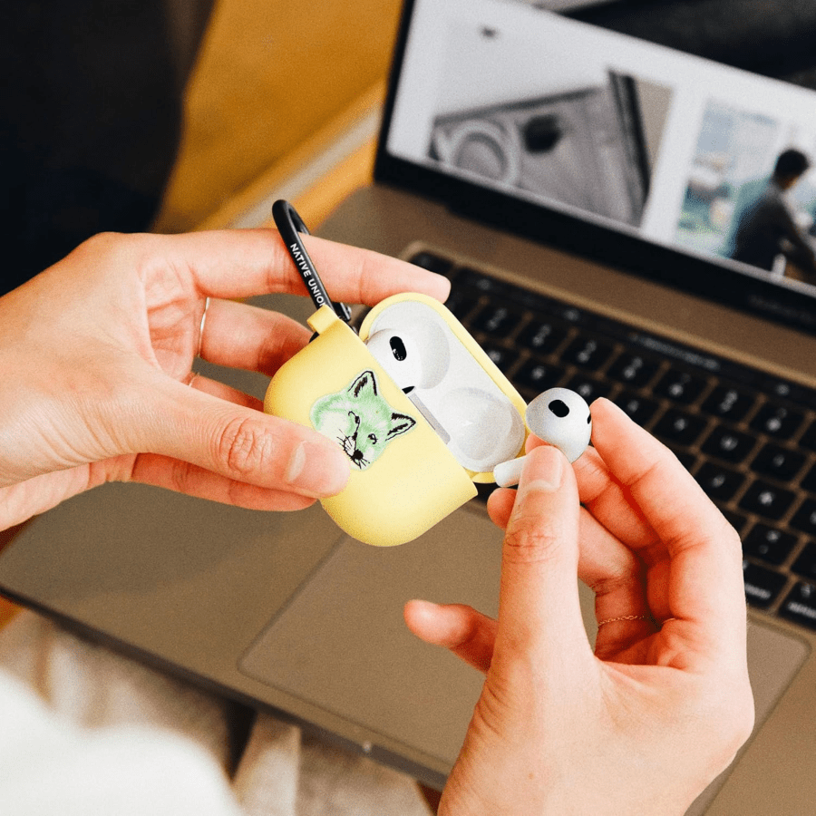 Native Union x Maison Kitsuné Monochrome Fox Head for AirPods 3rd Gen - Ante ShopNATIVE UNIONAirpod Case846654047868APCSE - MFX - BEIGE - V2