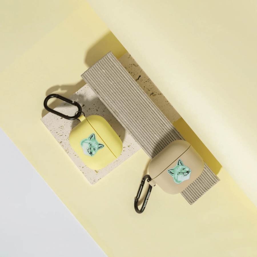 Native Union x Maison Kitsuné Monochrome Fox Head for AirPods 3rd Gen - Ante ShopNATIVE UNIONAirpod Case846654047868APCSE - MFX - BEIGE - V2