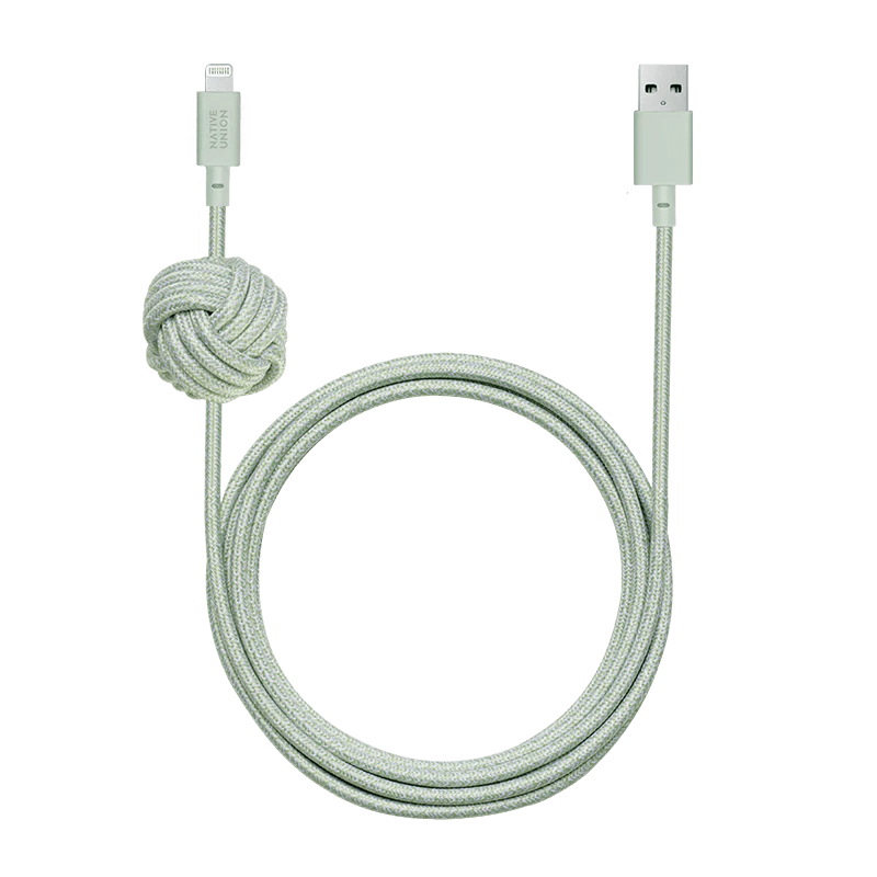 Night Cable (USB - A to Lightning) - Ante ShopNative UnionCablesNCABLE - L - GRN - NP
