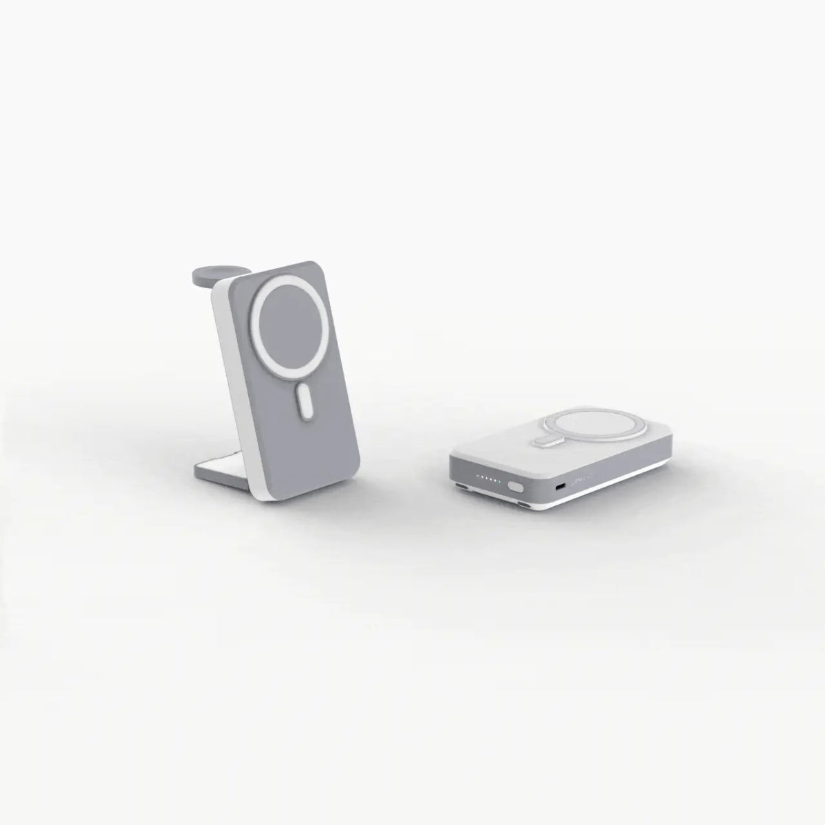 OneAdaptr OneGo 5 - In - 1 Magnetic Wireless Charging Stand with PowerBank (10,000mAH) - Ante ShopOneAdaptr836528008392OG - B10GY