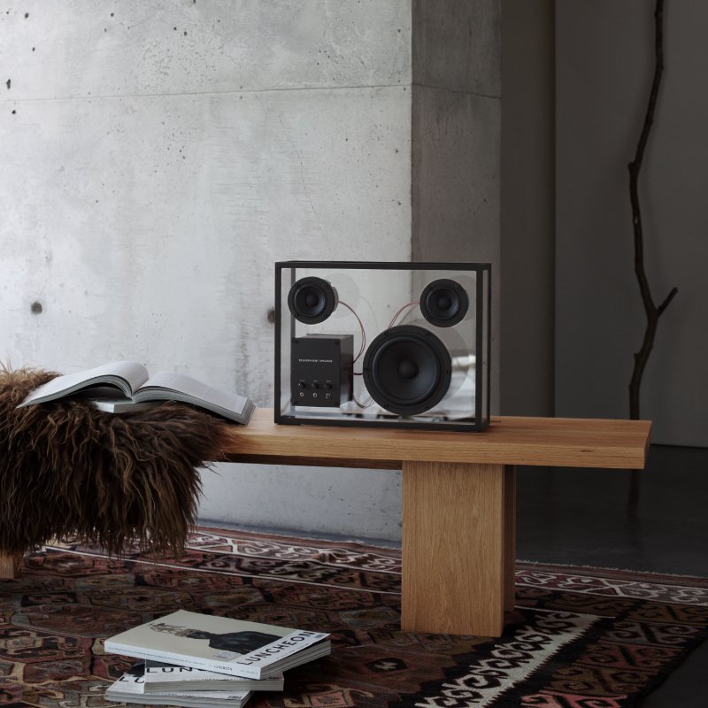 Transparent Speaker Red - Ante ShopTransparentSpeakers7350077880016TS - B - R