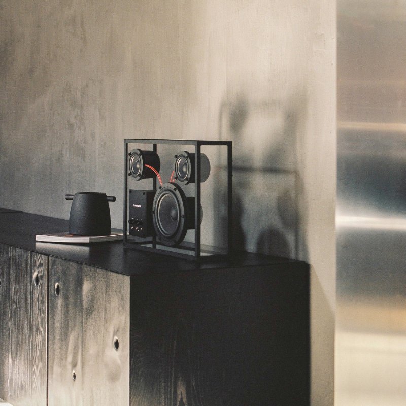 Transparent Speaker Red - Ante ShopTransparentSpeakers7350077880016TS - B - R