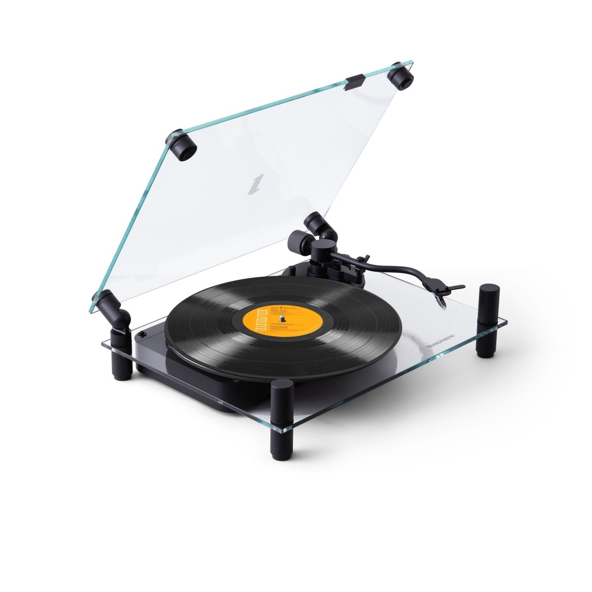Transparent Turntable (Black) - Ante ShopTransparentSpeakers7350077880214TT - B