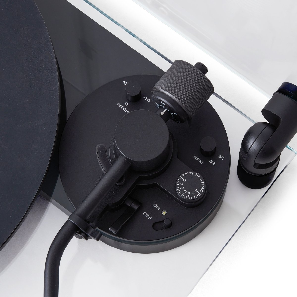 Transparent Turntable (Black) - Ante ShopTransparentSpeakers7350077880214TT - B