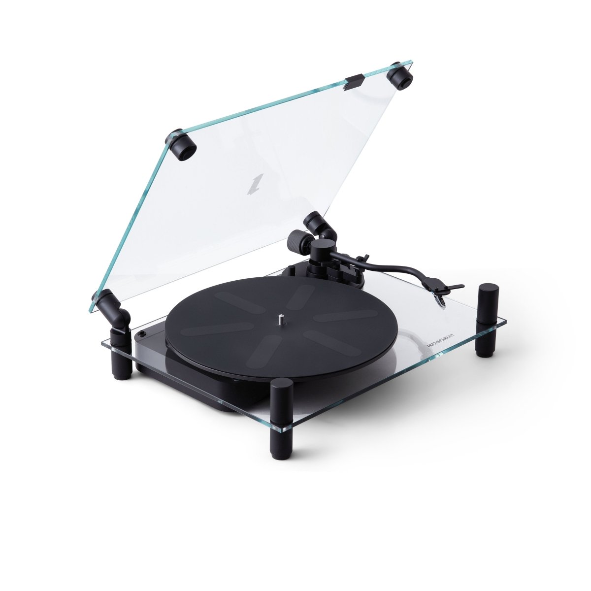 Transparent Turntable (Black) - Ante ShopTransparentSpeakers7350077880214TT - B