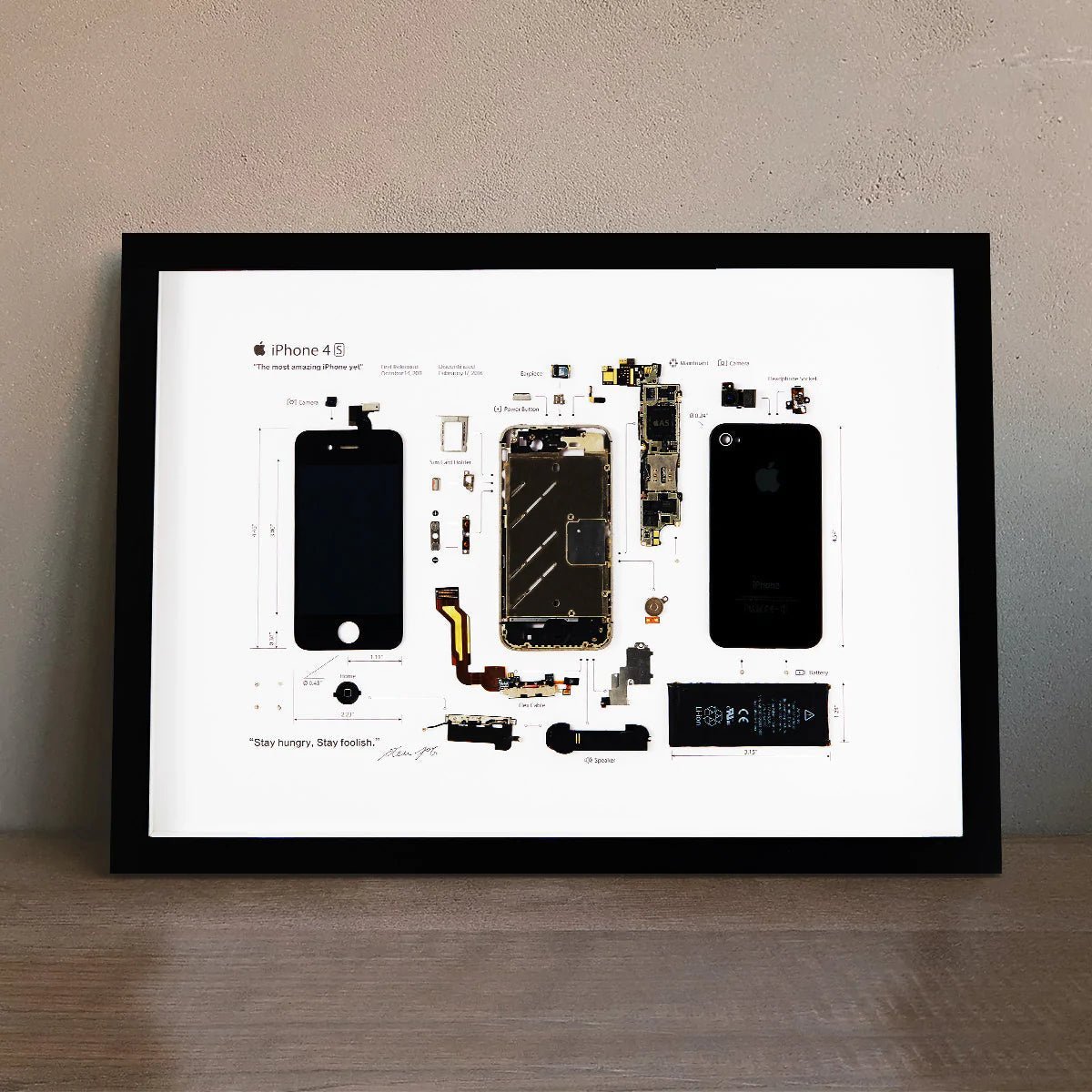XreArt Deconstructed iPhone 4S Framed Artwork - Ante ShopXREARTArts & Crafts0749666234069HKIP04S