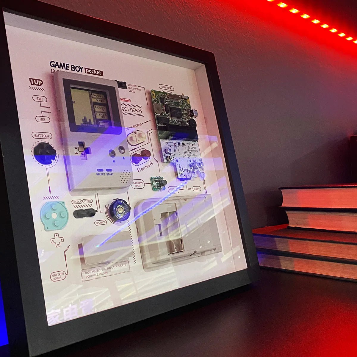 XreArt Deconstructed Nintendo Game Boy Pocket Framed Artwork - Ante ShopXREARTArts & Crafts0749666234151HKGBP02