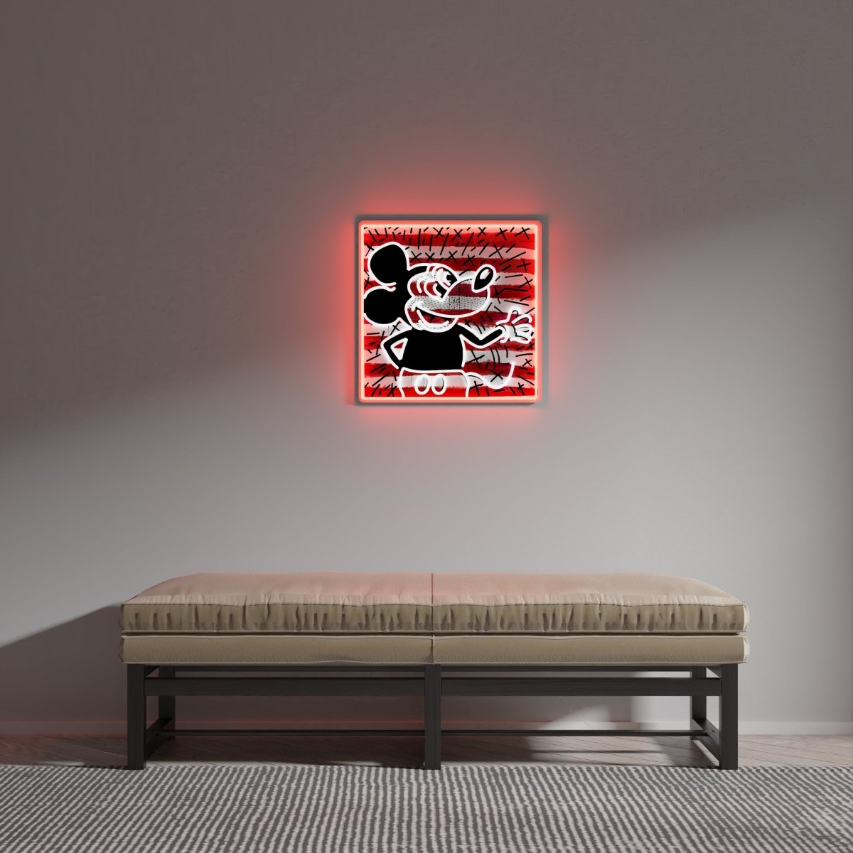 Yellowpop Keith Haring x Mickey 1 “Retro stripes” - Ante ShopYellowpopLifestyle5060813391844YPDI - KH - 1