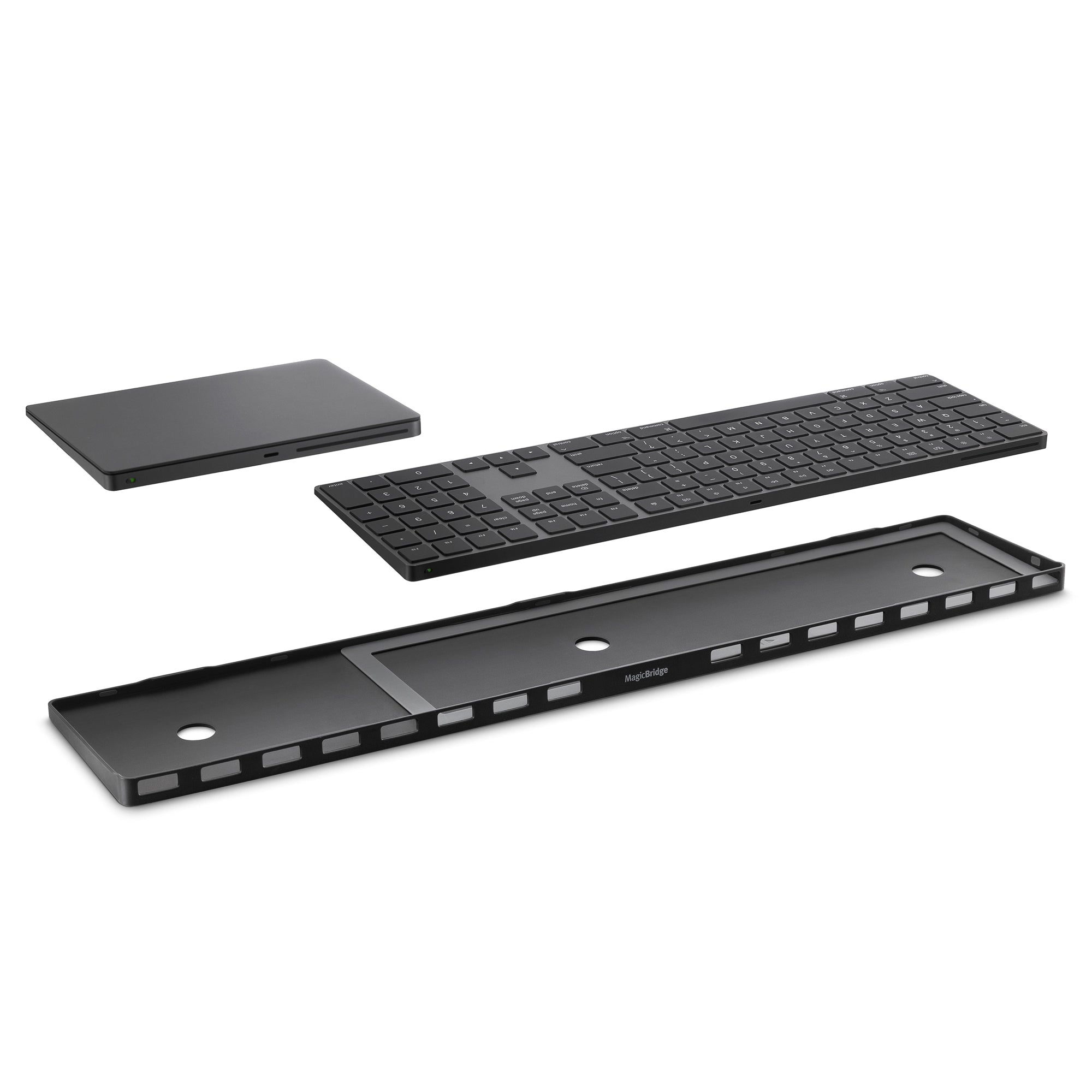 Twelve South MagicBridge Extended | Connects Apple Magic Trackpad 2 to Apple Magic Keyboard with Numeric Keypad - Trackpad and Keyboard not included