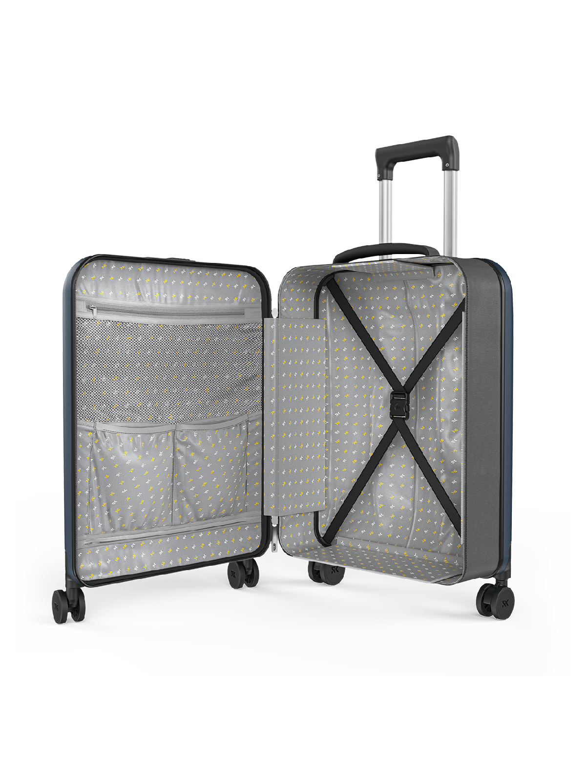 Rollink Flex 360° 4 Wheel Carry-On Suitcase (VEGA 360°) - 21inch