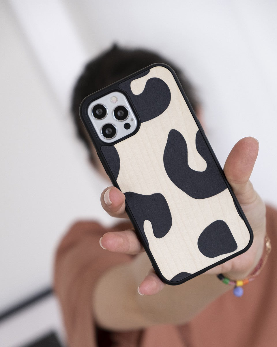 Wood'd Kinda Cow - iPhone 13 / 13 Pro / 13 Pro Max