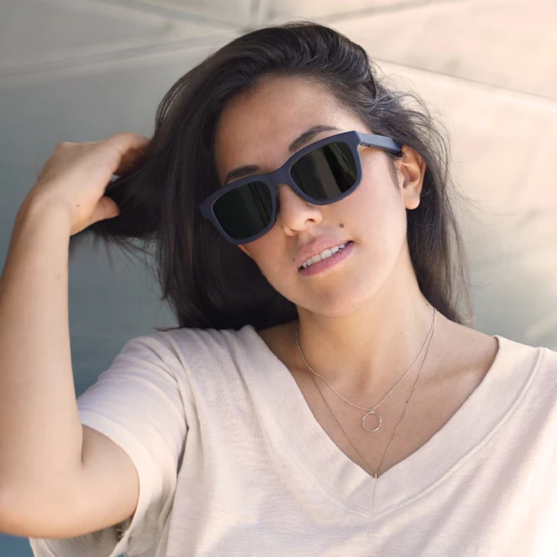 Ampere Dusk - App-enabled tint changing smart sunglasses with built-in audio