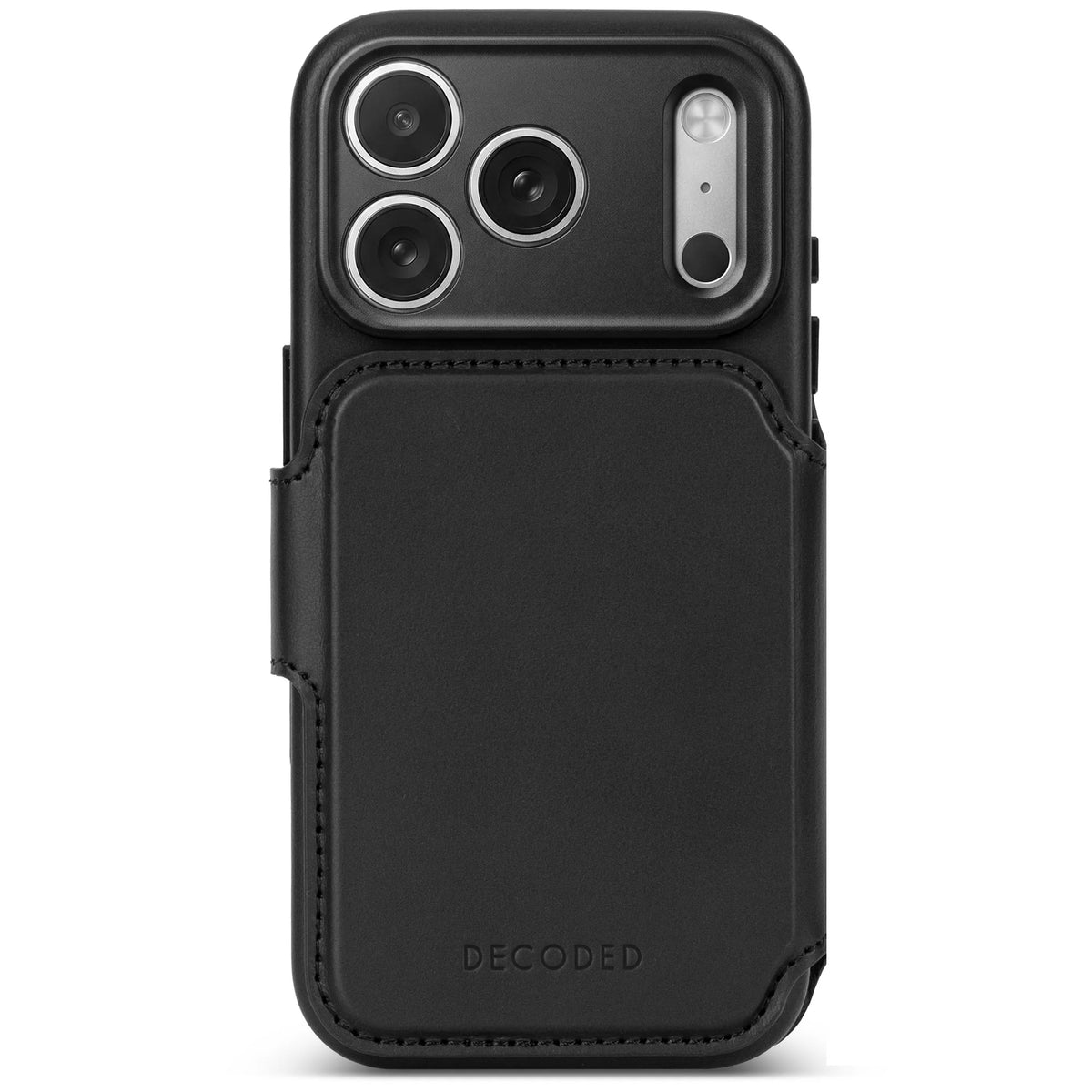 DECODED Leather Detachable Wallet Case iPhone 18 Pro / 18 Pro Max