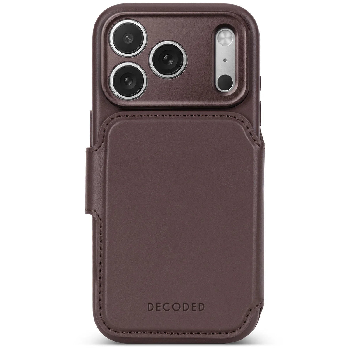 DECODED Leather Detachable Wallet Case iPhone 18 Pro / 18 Pro Max