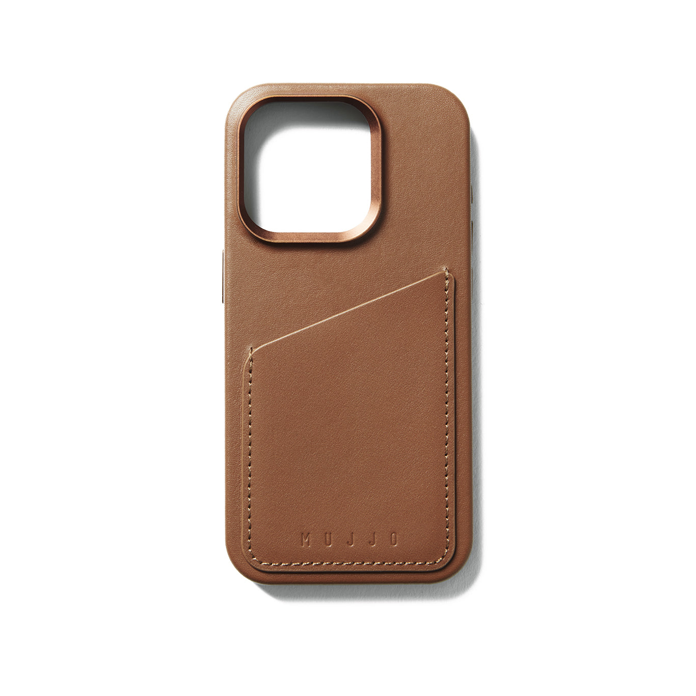 Mujjo Full Leather Wallet Case for iPhone 15 Pro (Magsafe)