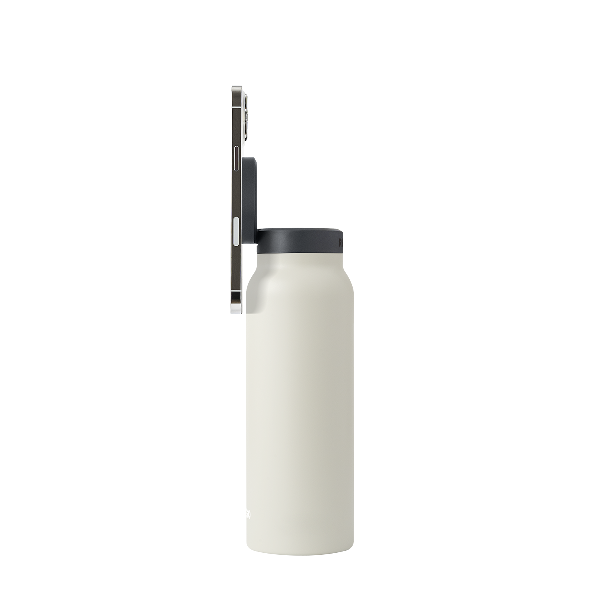Ringo Water Bottle + Free Magnetic Booster Ring (Ivory)