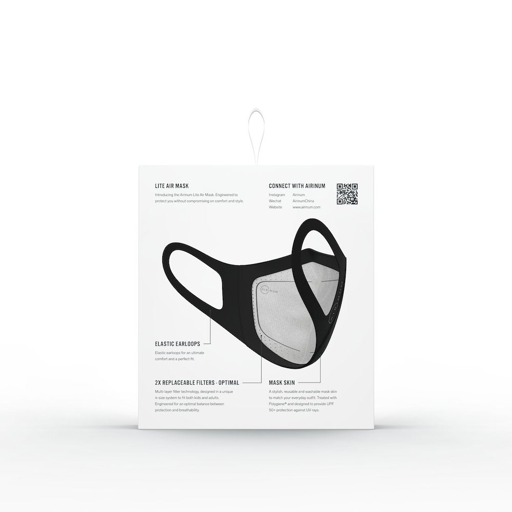 Airinum Lite Air Mask - Storm Black - Ante ShopAirinumMask7350002211786AIR - LM - 201 - BLK - S