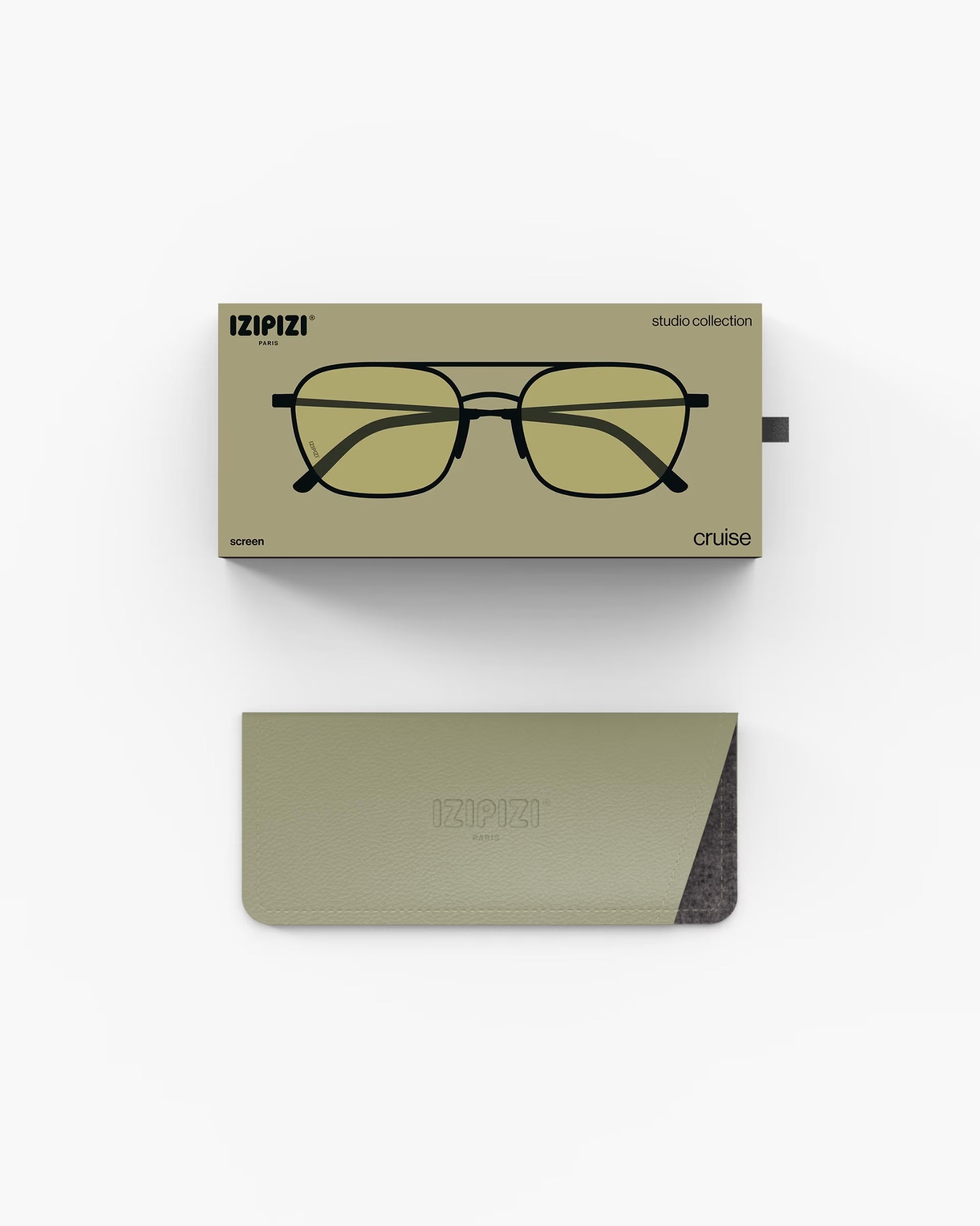 IZIPIZI #CRUISE Black Sunglasses and Screen Studio Collection
