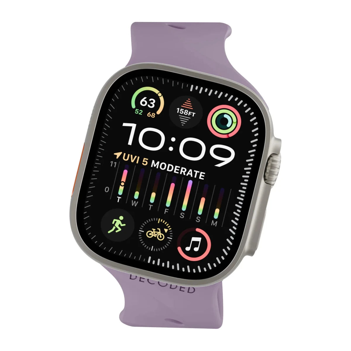 Decoded Silicone Ares Splice Watch Band - Ante ShopDecodedApple Watch Strap8721145010892D26AWS42ABS2PE