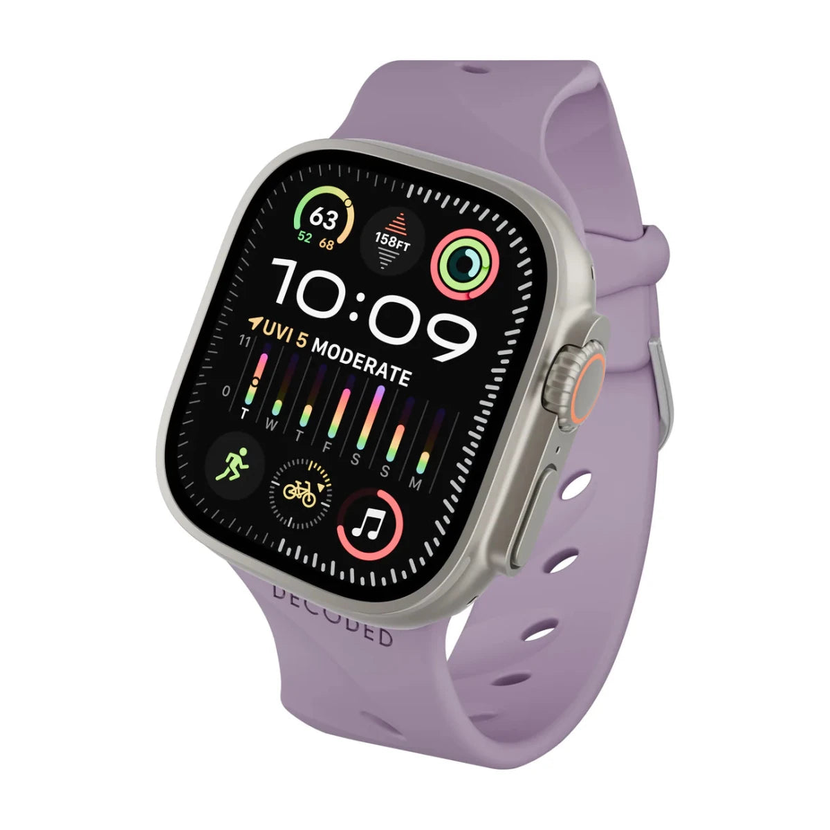 Decoded Silicone Ares Splice Watch Band - Ante ShopDecodedApple Watch Strap8721145010922D26AWS46ABS2PE