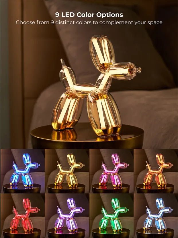 Jeff Koons Balloon Dog Lamp Chromatic 2026 by Lexon (PRE - ORDER) - Ante ShopLexonLed Lamps