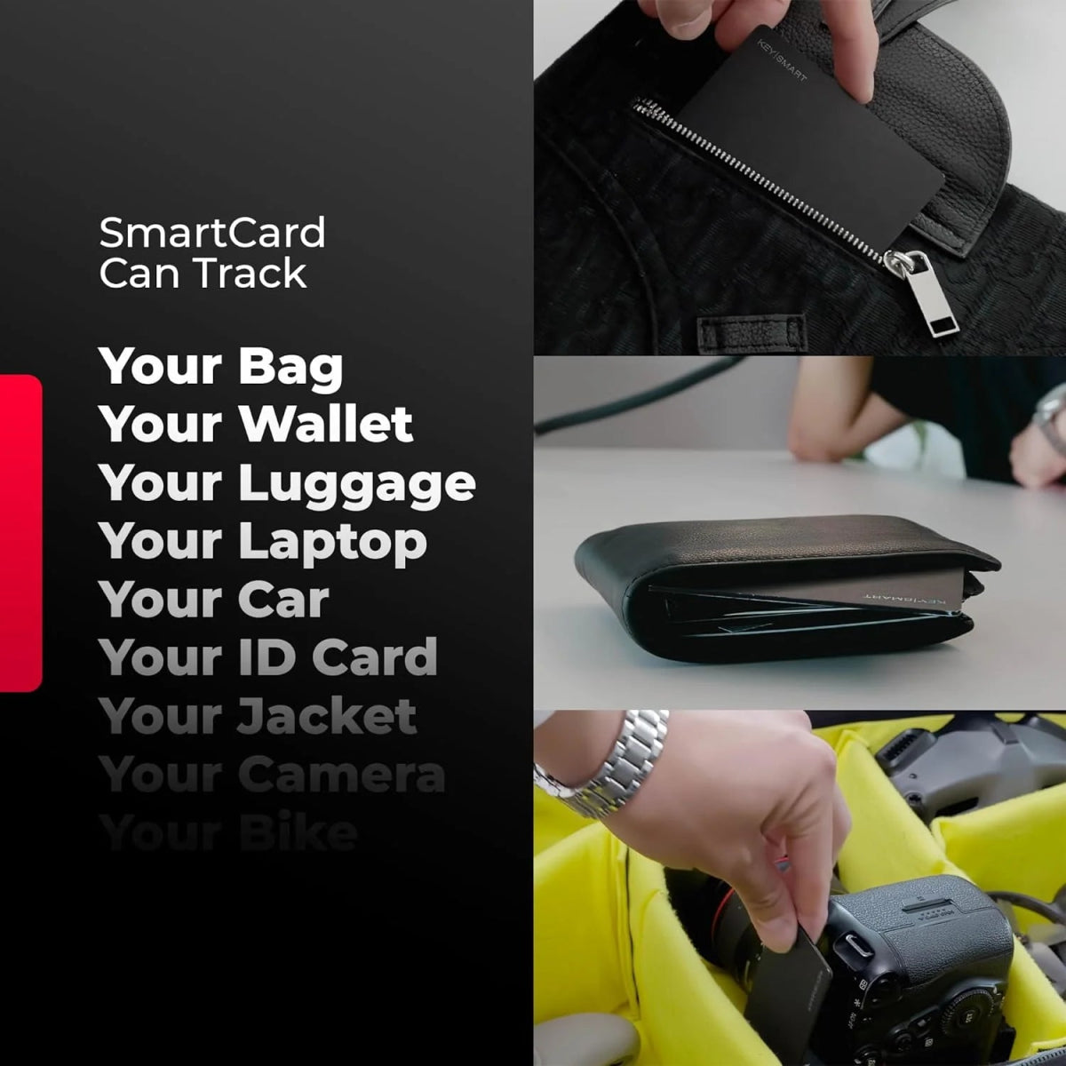 KeySmart® SmartCard - Ante ShopKeySmartAirTagKS500 - BLK