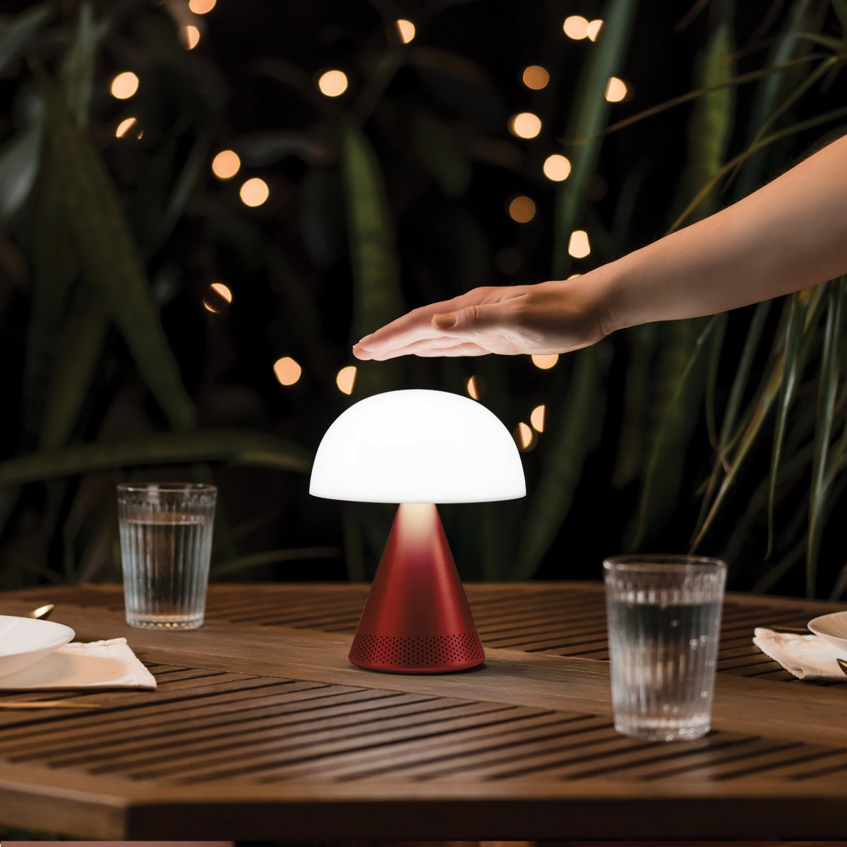Lexon - MINA L (Audio) Rechargeable Portable LED Lamp with Bluetooth Speaker - Ante ShopLexonSpeakers3660491203846LH76MDB