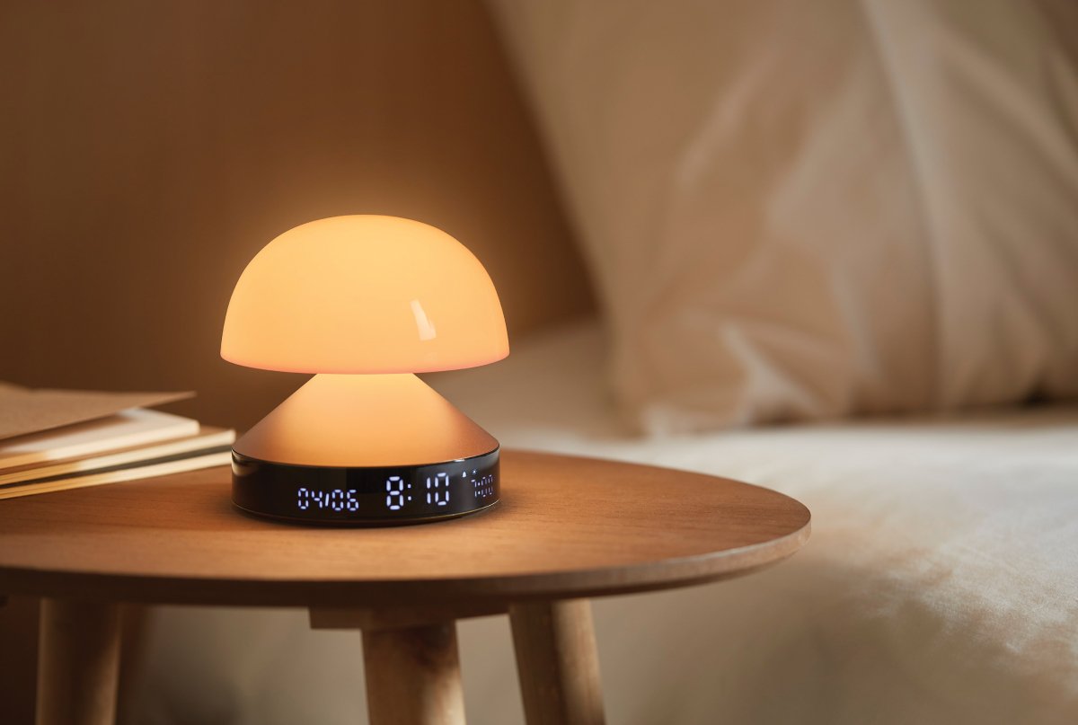 Lexon - MINA Sunrise Rechargeable Portable LED Lamp with Alarm Clock - Ante ShopLexonLifestyle810011113404LR153BZ