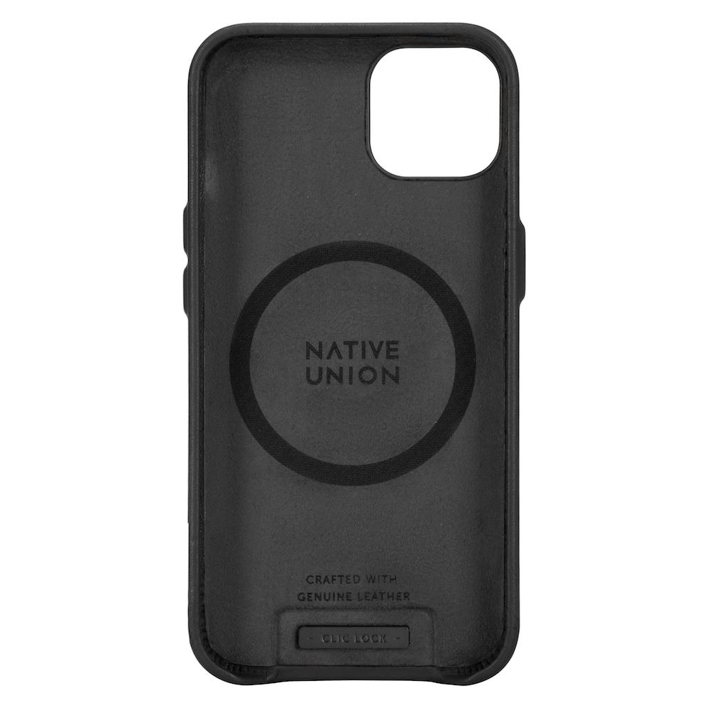 Native Union Clic Classic Leather Case for iPhone 13 Pro Max - MagSafe Compatible - Ante Shopnative unionCasesCCLAS - BLK - NP21L