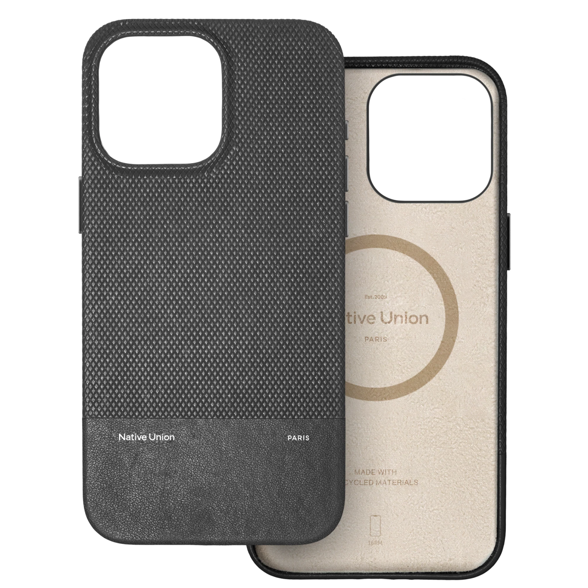 Native Union (RE)Classic Leather Case For iPhone 16 Pro/ 16 Pro Max - Ante ShopNATIVE UNIONTech - cessoriesRECLA - BLK - NP24P
