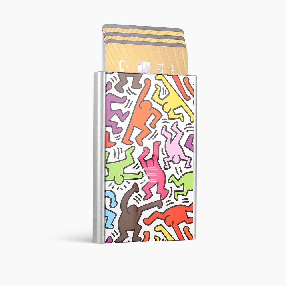 ÖGON Design SLIDER Automatic Card Holder Keith Haring Collab
