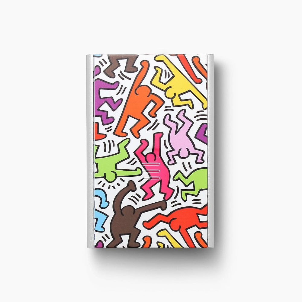 ÖGON Design SLIDER Automatic Card Holder Keith Haring Collab