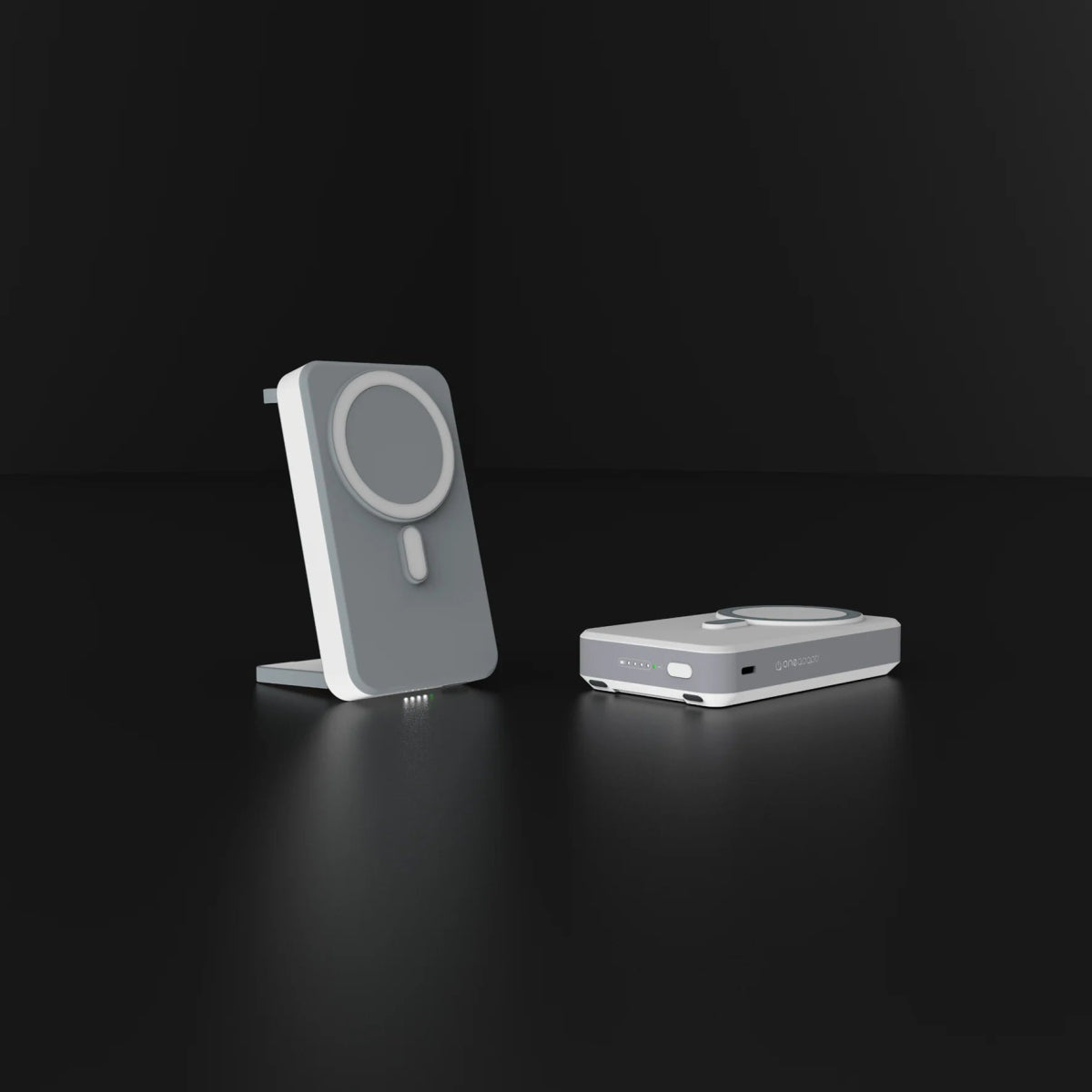 OneAdaptr OneGo 5 - In - 1 Magnetic Wireless Charging Stand with PowerBank (10,000mAH) - Ante ShopOneAdaptr836528008392OG - B10GY