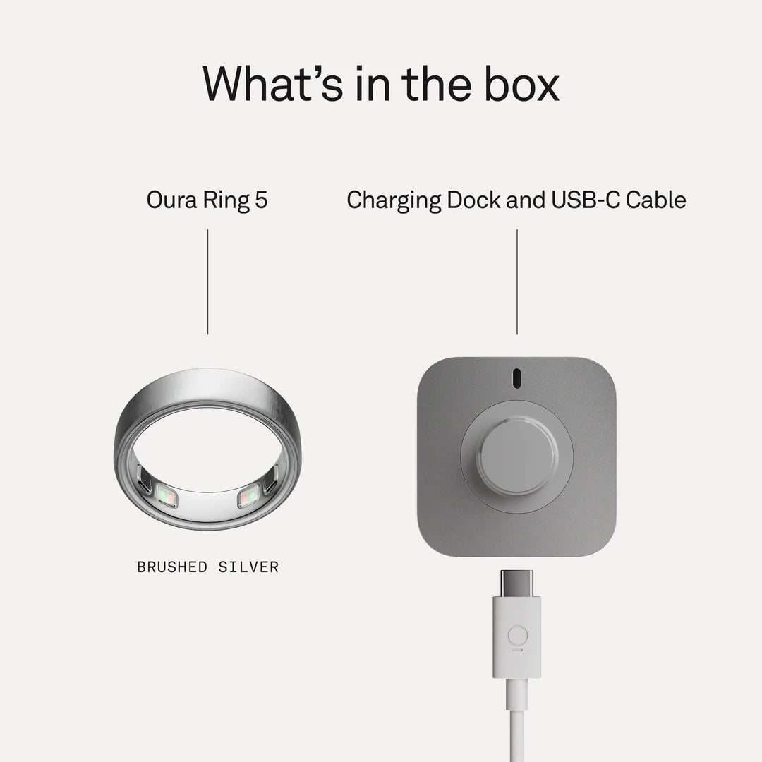 Oura Ring 5 Brushed Silver (PRE - ORDER) - Ante ShopOURASmart Ring6430060157194OR5-BSV-6-C