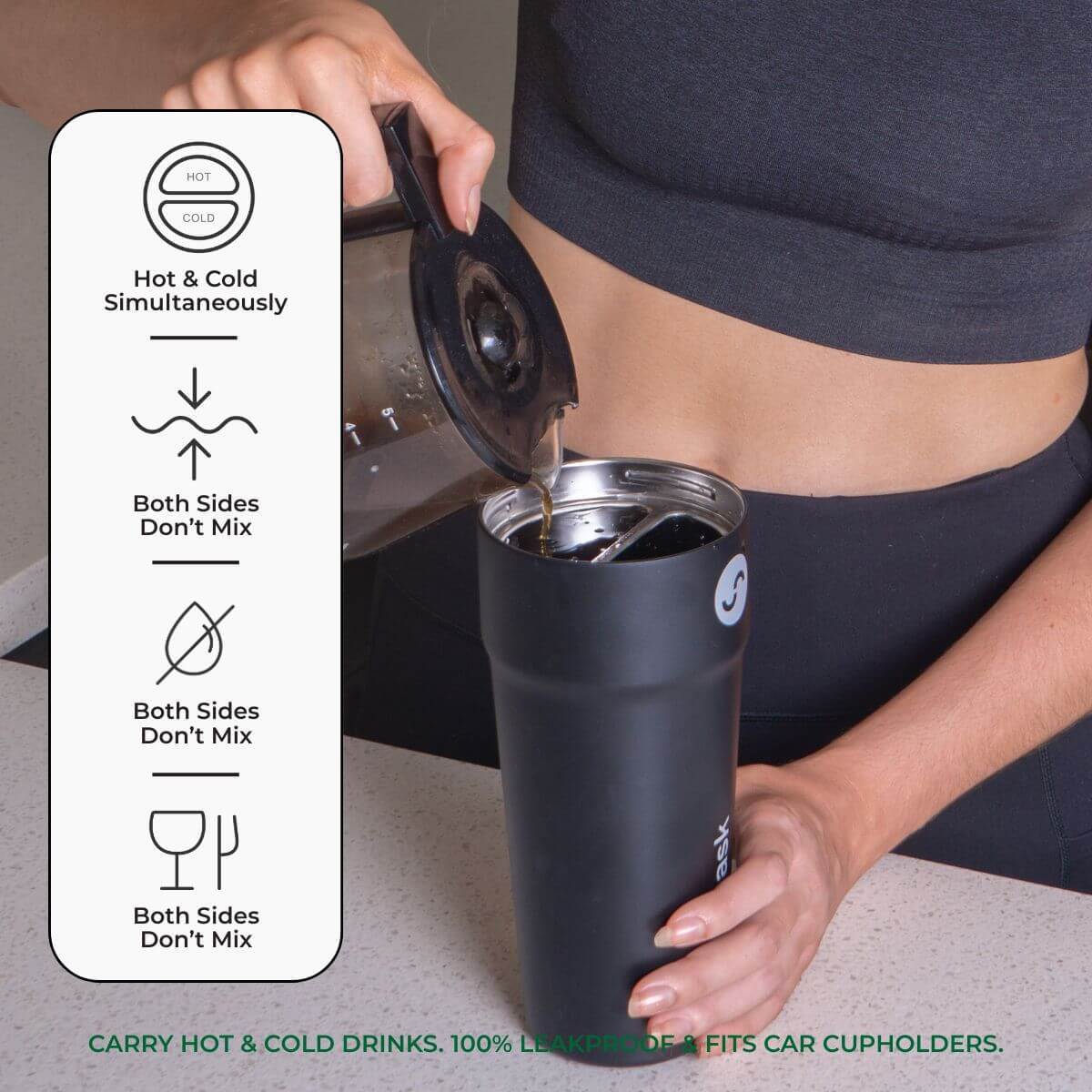 Splitflask - 2 - in - 1 Stainless Steel Travel Mug (Pre - Order) - Ante ShopSplitflaskbottle