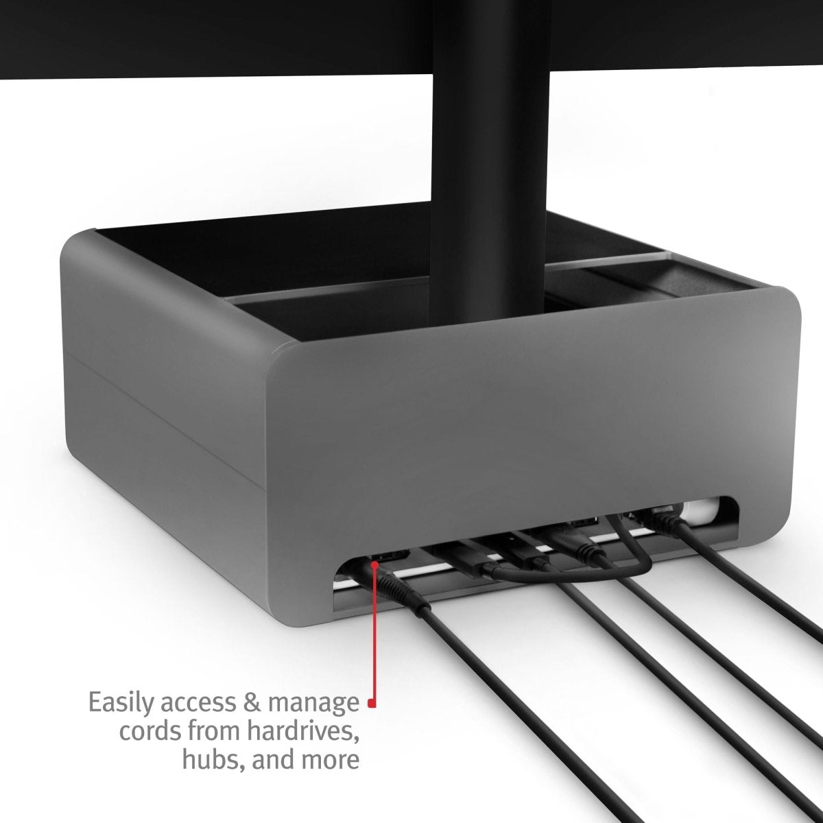 Twelve South HiRise Pro for iMac / Displays/ Monitors | Height - adjustable stand w/ storage, reversible front + leather inlay - Ante ShopTwelve SouthComputer Risers & Stands81137002171312 - 1719