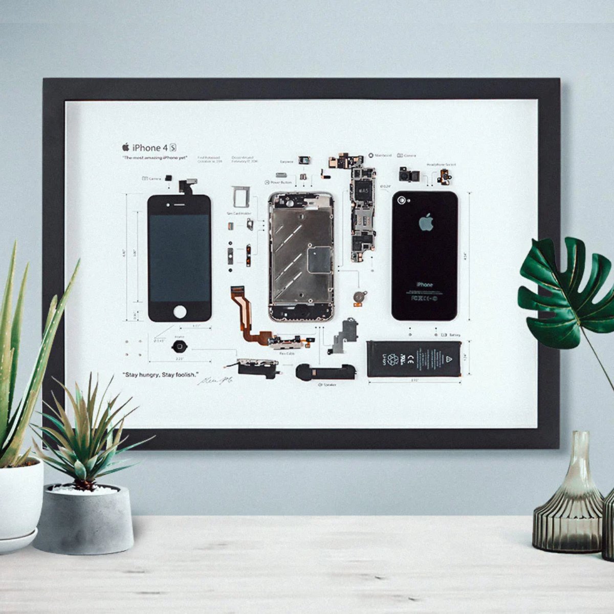 XreArt Deconstructed iPhone 4S Framed Artwork - Ante ShopXREARTArts & Crafts0749666234069HKIP04S