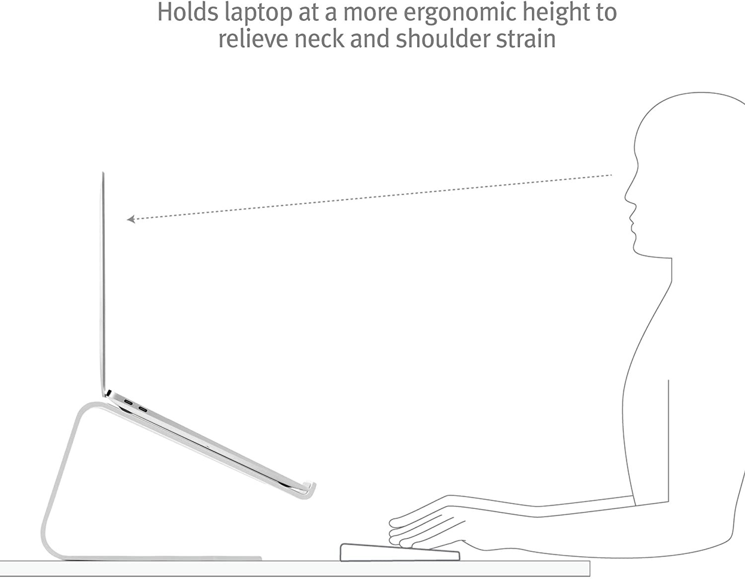 Twelve South Curve for MacBooks and Laptops | Ergonomic desktop cooling stand